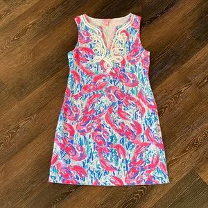 Lilly Pulitzer Harper dress in Cosmic Coral Cracked Up, Size Small 💕☀️